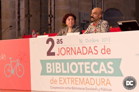 Carrasco y Rosa Lencero en la conferencia de clausura